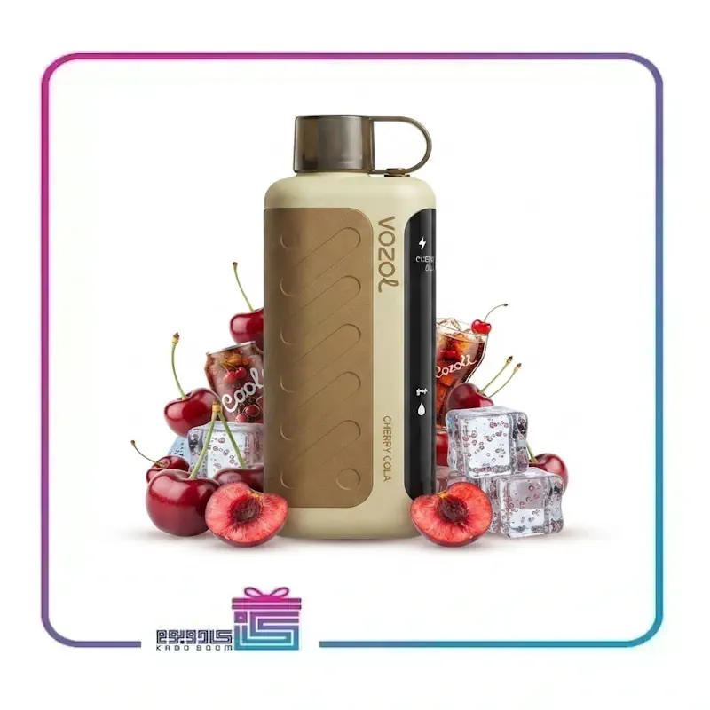 ویپ یکبار مصرف وزول هوکا طعم نوشابه گیلاس 40000 پاف _ vozol hookah 40000 Puff